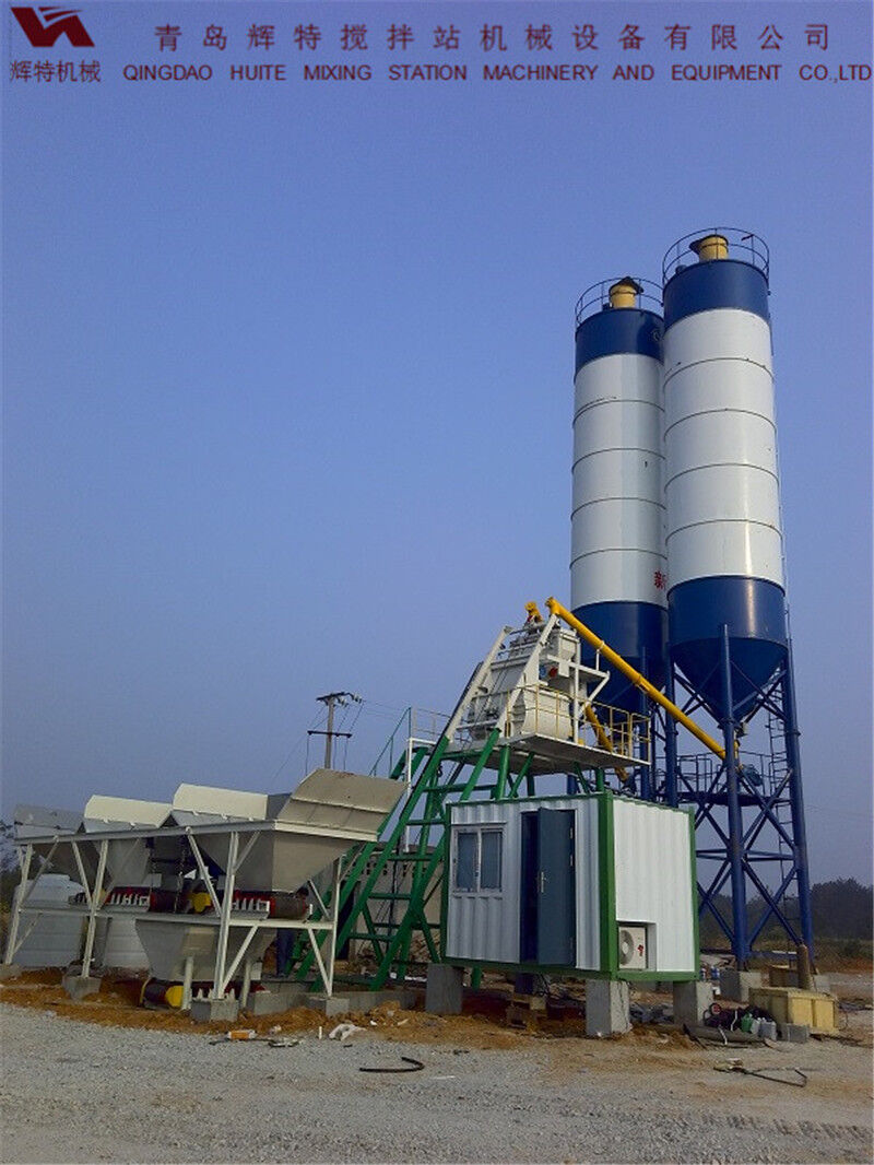 攪拌站HZS35易損件少，維護(hù)簡單，運行費用低