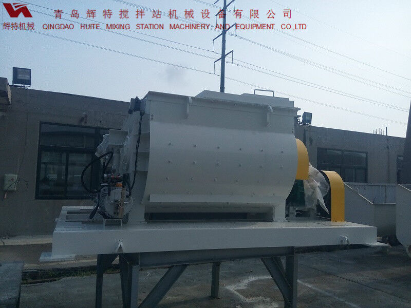 JS750攪拌臂采用偏心式設(shè)計(jì)，延長(zhǎng)使用壽命，青島輝特機(jī)械