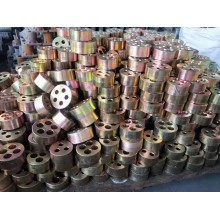 錨具、錨墊板、螺旋筋及配套夾片4/5孔錨具廠家YM15-5孔錨具四件套直銷